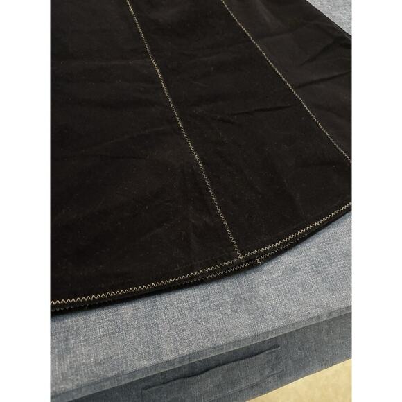 VTG 2000 Casual Corner Black And Tan Skirt Size 8 - Picture 2 of 3